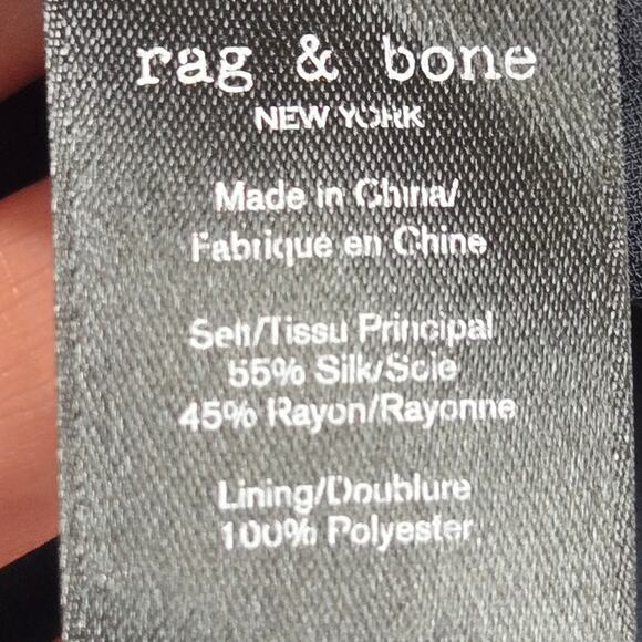 Rag and Bone Mallory Floral Silk Midi Dress Twill Slip Tank Indie Small - Picture 6 of 9